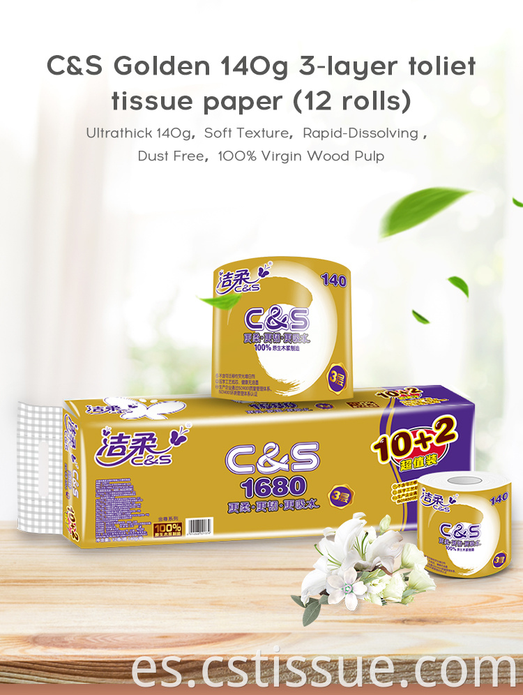 3 Ply Layer Roll Toilet Paper